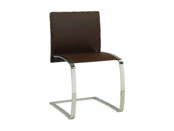 ZEN - Cantilever tanned leather chair by ENRICO PELLIZZONI - view 2